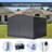 10 ft. W x 8 ft. D Galvanized Steel Vertical Storage Shed