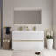 Meuble-lavabo autoportant avec lavabo, comptoir en résine de pierre et tiroirs à fermeture en douceur pour un rangement et une durabilité accrus-116332593