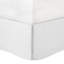Édredon 7 pièces très grand - blanc contient 1 édredon, 2 taies décoratives, 3 coussins décoratifs, jupe de lit, entretien facile, élégance lavable-117417207