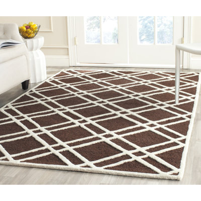 Ellicott Hand Tufted Wool Geometric Rug