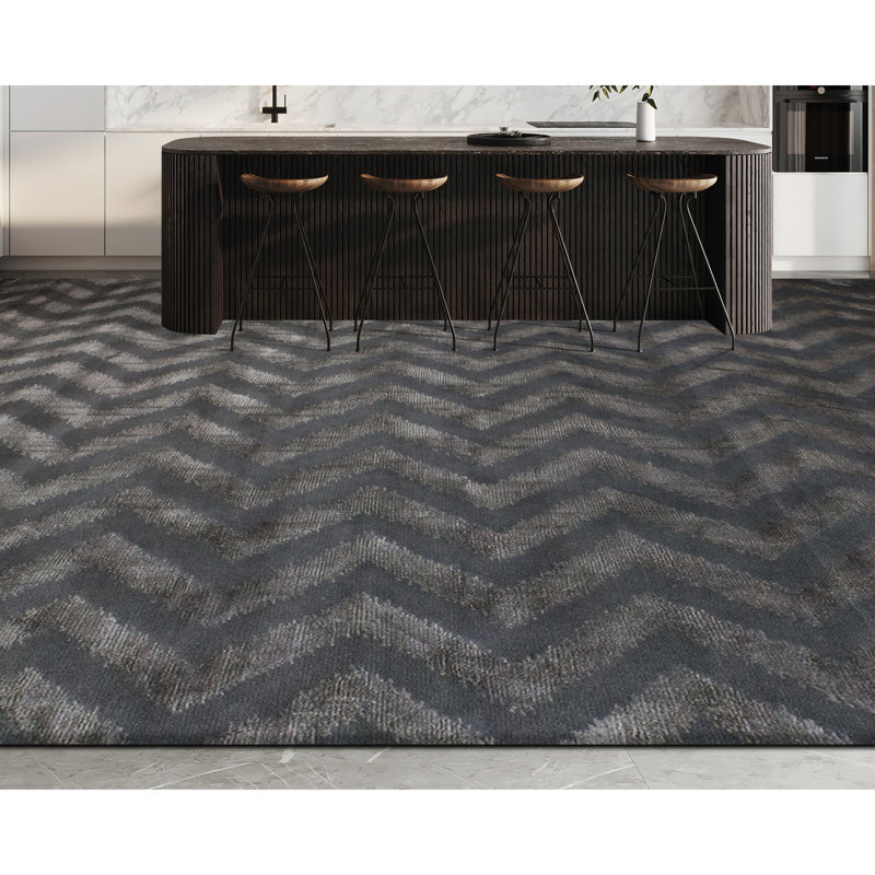 Hand Knotted Area Rug in Soho, Rectangle 6' x 9'