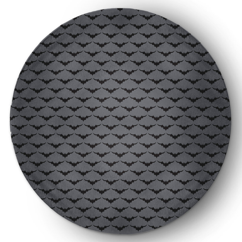 Delfino Chenille Indoor Rug, Round 5'