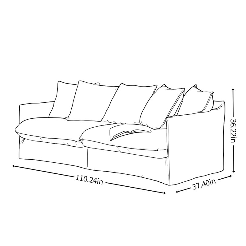 Modern Simple Creative Red Sofa