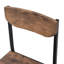Ensemble de table de salle à manger moderne 3 pièces avec abattant et 2 chaises pour petits espaces
