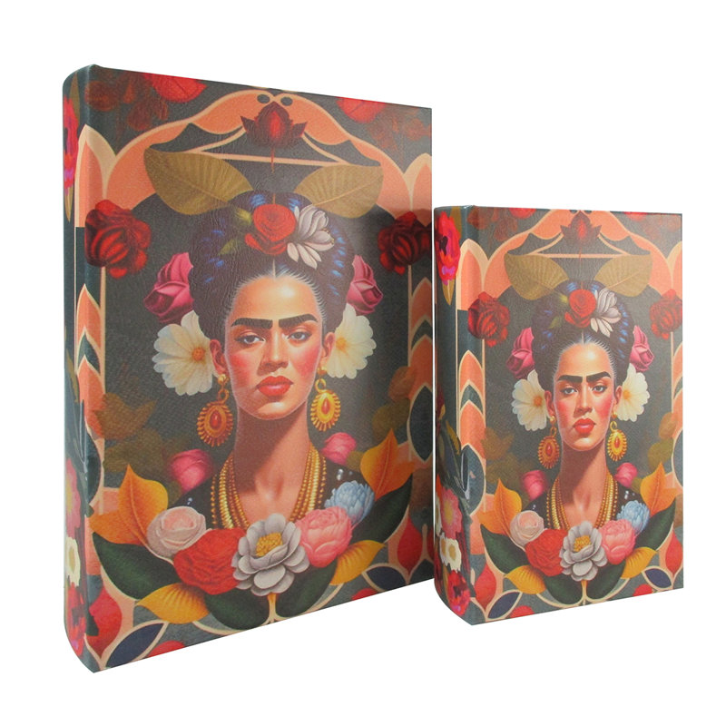 Nahlia 2 Piece Medium Density Fiberboard (MDF) Decorative Box Set