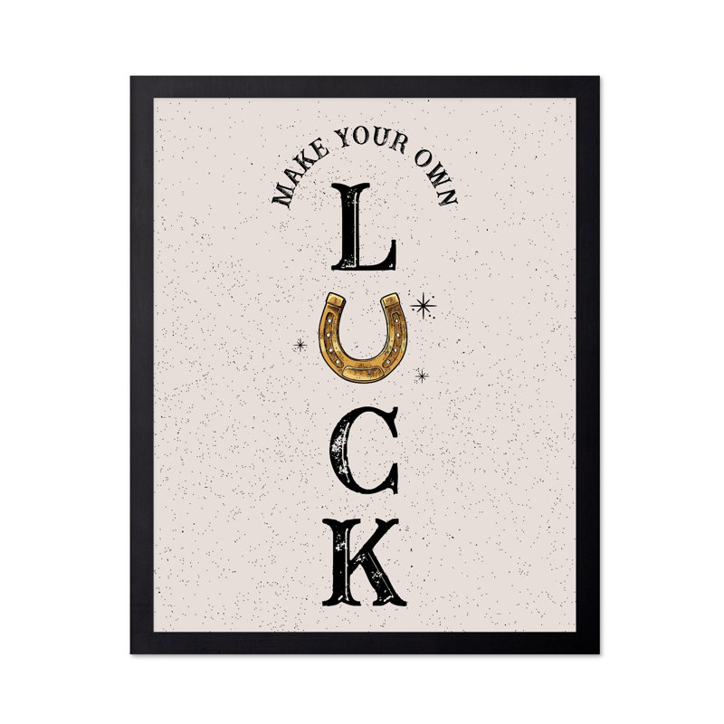 Faites votre propre chance, Unframed, Poster, 08"H x 10"W