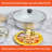 Imusa 1.5, 2.5, And 5.2 Qt 3pc Basic Caldero Set With Glass Lid