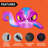 4FT Halloween Inflatable Octopus with LED Lights