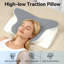 1 oreiller cervical ergonomique en forme de papillon, oreiller en mousse à mémoire de forme pour le dos et le côté