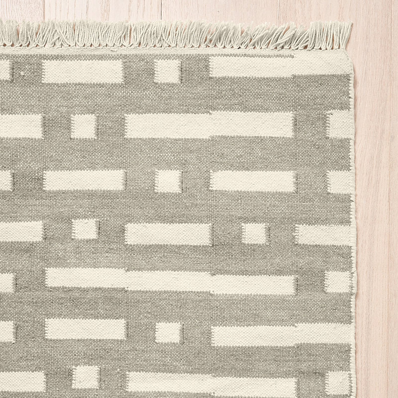 Abstract Ikat Indoor/Outdoor Rug, Rectangle 10' x 14'
