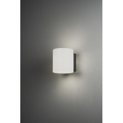 Anthracite Integrated LED Outdoor Wall Lantern