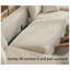 Canapé-lit d'angle 4 places en velours côtelé HF-114 po L x 54,5 po P x 33 po H