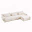 Compression et assise profonde en chenille 3 + 1 places (avec 3 coussins)-1459282660