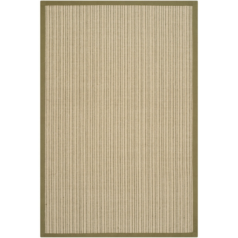 Auckland Jute/Sisal Natural Area Rug, Rectangle 4' x 6'