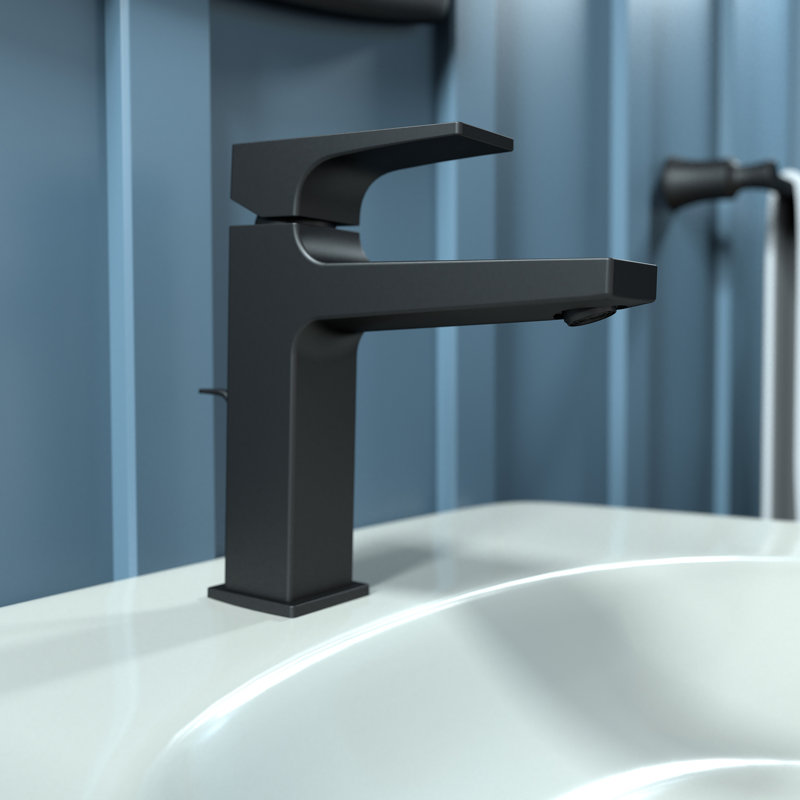 Hansgrohe Metropol Single-Hole Faucet 110 with Lever Handle and Drain Assembly, 1.2 GPM, Brushed Gold