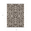 Tapis intérieur lavable floral 5 pi x 8 pi chocolat et ivoire