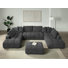 Joshua U-shape Sectional Sofa With Ottoman