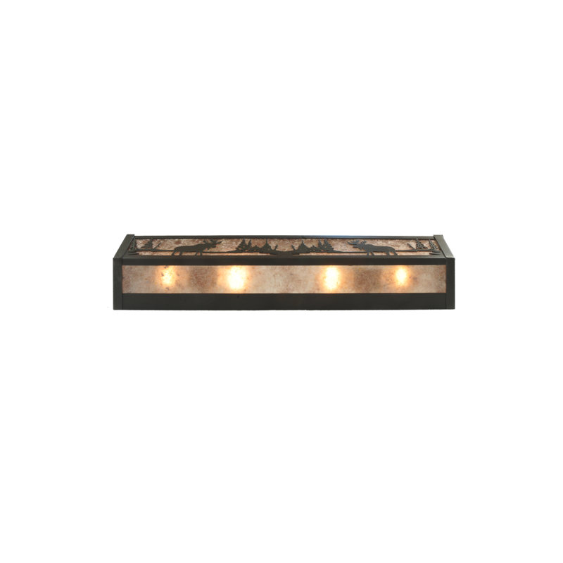 Rustic Lodge 4 - Light Bath Bar, Timeless Bronze