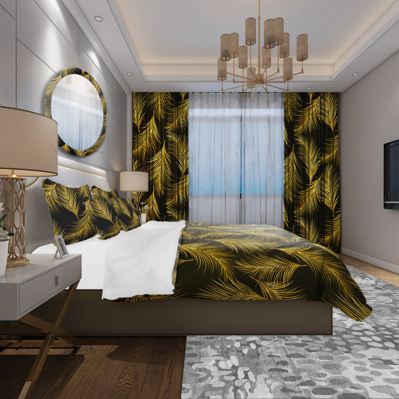 Ensemble de housse de couette moderne et contemporaine, Housse de couette double / grand et 2 taies