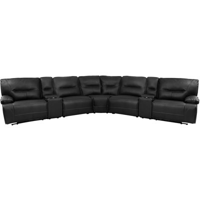 Pomona 7 Piece Modular Power Reclining Sectional With Power Adjustable Headrests