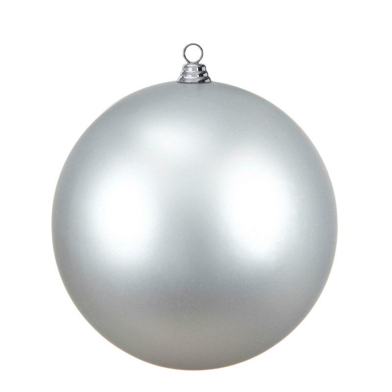 Ornement boule des Fêtes, Argent, H 15,75 po x l 15,75 po x P 15,75 po