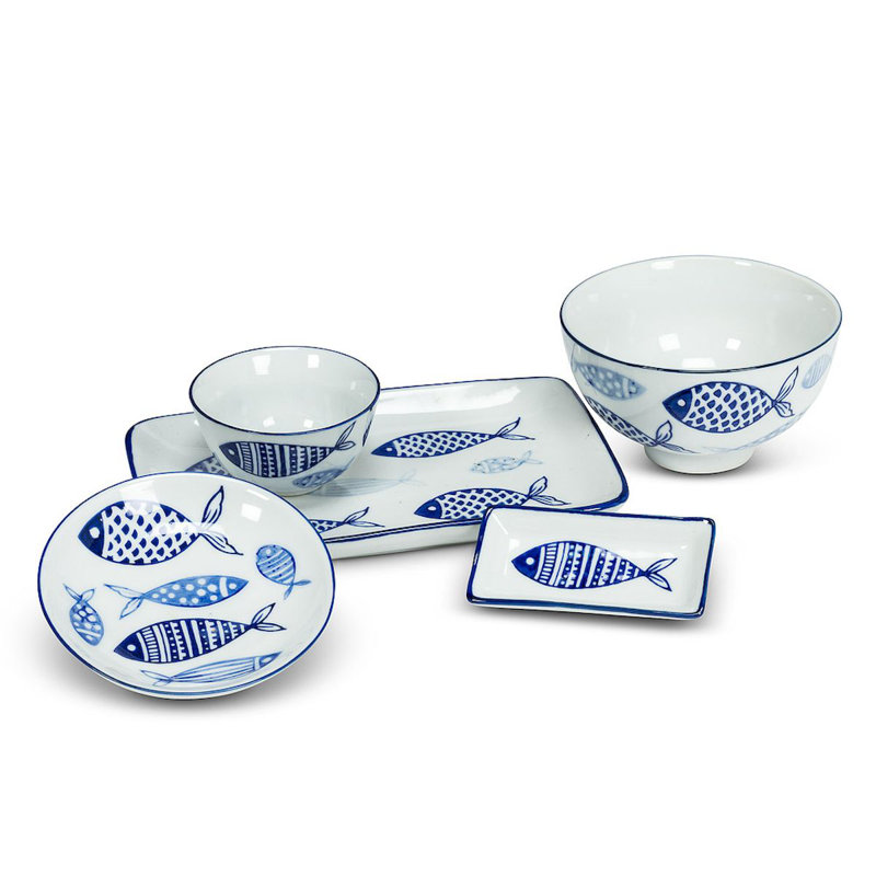Millwood Pines Elanah Porcelain Platter