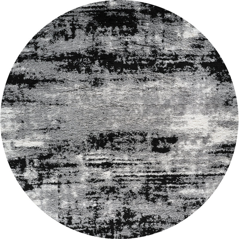 Armantas Shag Area Rug, Round 5'