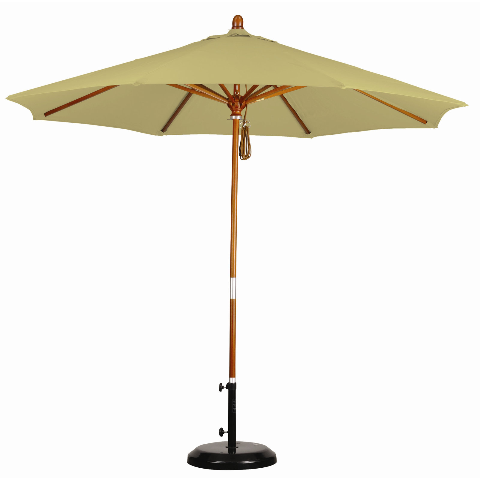 Manford 90'' Sunbrella® Outdoor Umbrella, Canvas Wheat Sunbrella® Canvas