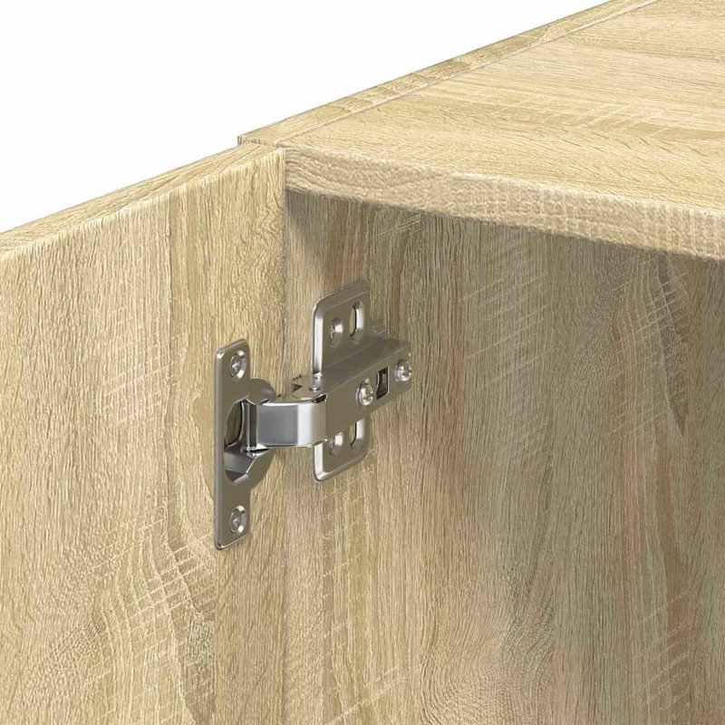 Armoire de rangement mince 11,8 po x 16,7 po x 88,6 po, Chêne sonoma