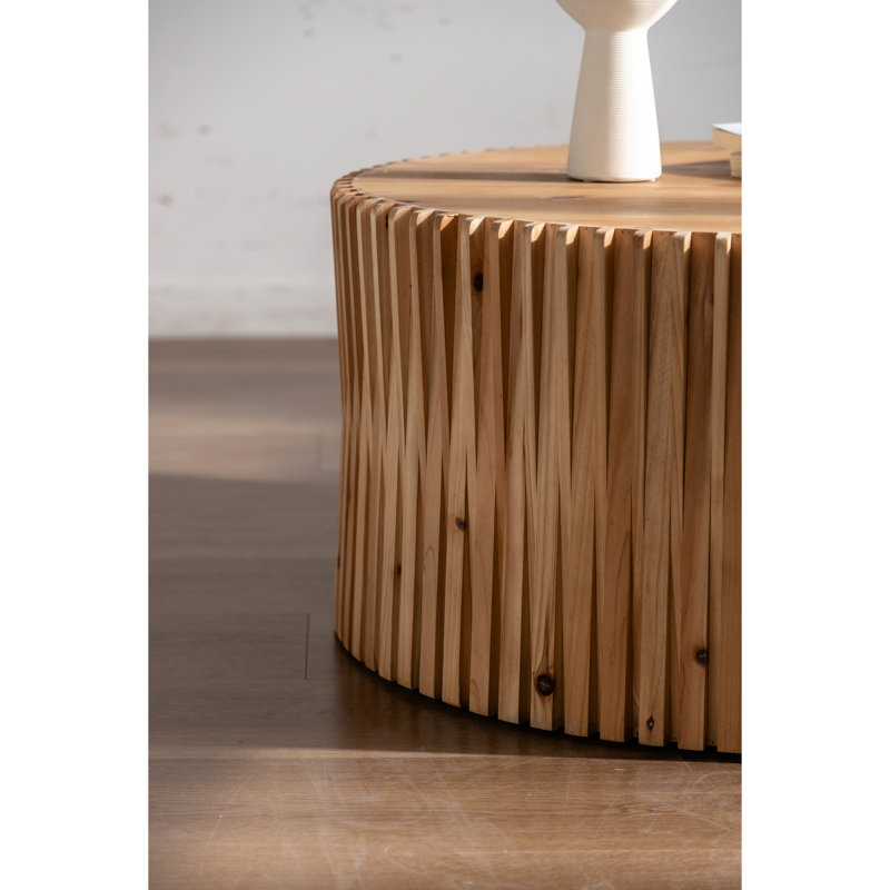 Table rétro avec composants, texture de café verticale rétro de 31,5 po simple et nettoyable. Bois. Aucun assemblage nécessaire. Nettoyage facile. Support de 110 lb. Convient pour la vie, le bureau, la salle à manger.