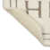 Ghobad Hers Bordered Polyester Machine Washable Bath Rug