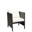 Chaises de salle à manger avec coussins Liberatore (coussin beige)