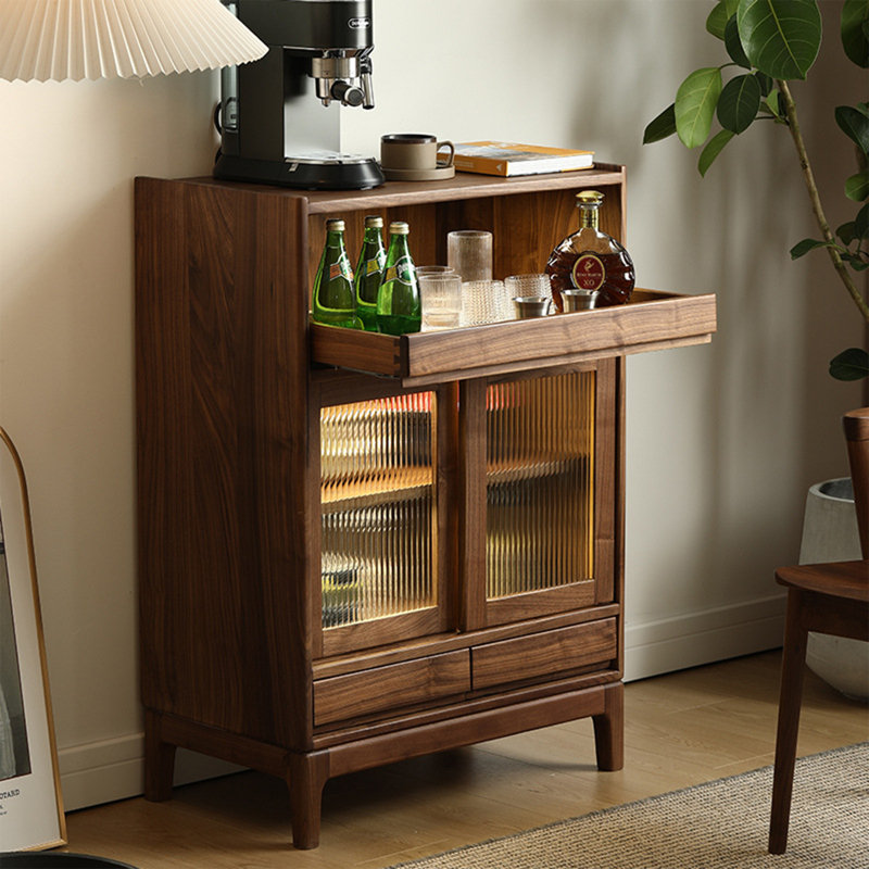 Armoire d'appoint à porte coulissante en verre Guardrail