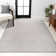 Aarhus High-Low Minimalist Scandi Striped Gray/Ivory Indoor/Outdoor Rug