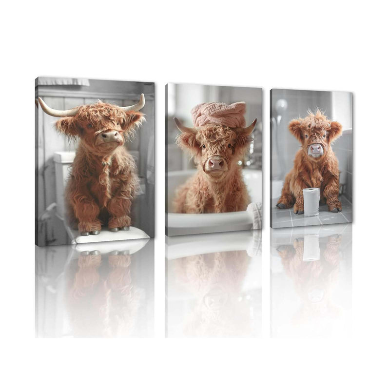 3 Piece Wrapped Canvas Print