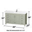 Sheffield 60" Bathroom Vanity Set No Mirror-59388389-86050448