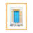Toile avec cadre en bois beige n'est pas disponible