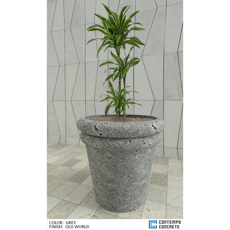 Jardinière Grand Freya, Beige travertin