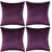 Set Of 4 Throw Velvet Cushion Covers-118135161-118135170