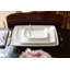 Carré White Porcelain China Chargers