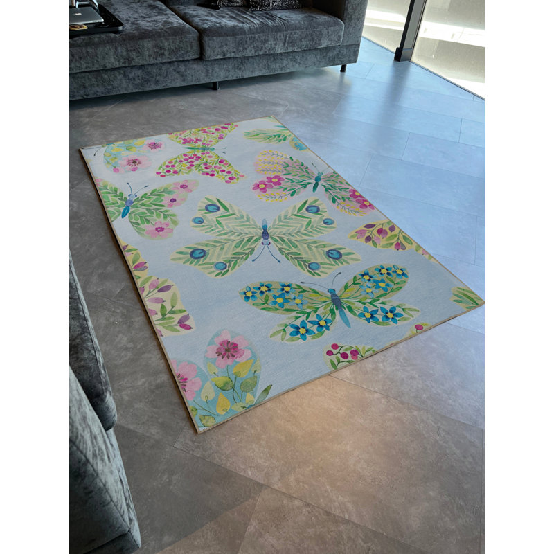 Tapis intérieur / extérieur rectangulaire Bryonie, Rectangle 3 pi 11 po x 5 pi 11 po