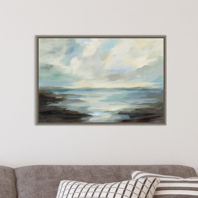 "Northern Lagoon" par Silvia Vassileva, reproduction d’art sur toile encadrée