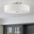 Konur Acrylic Semi Flush Mount