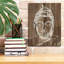  «Bouddha sur bois 2» par Annie Warren, art mural sur toile, 12 po x 16 po-1182173089