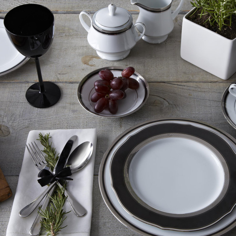 Noritake Austin Platinum Accent Plates - Thumbnail 3