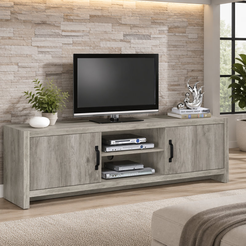Conifer Grey Driftwood 71-inch TV Stand