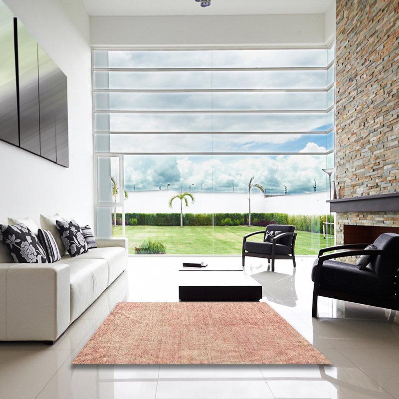 Tapis abstrait moderne 5235, Carré 6 pi
