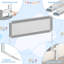 Rail de lit 2 pièces, barrière de lit amovible, convient pour grand lit, lit double, rails de lit pour tout-petits et bébé (78,7 po, 2 côtés)