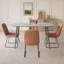5-Piece Dining Table and Chairs ,Dining Room Set with 4 Modern Chairs-64484353-64484358