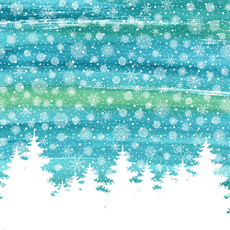 Christmas Greeting by Natalia Kuprova - Wrapped Canvas Print, 30cm H x 30cm W x 3.8cm D